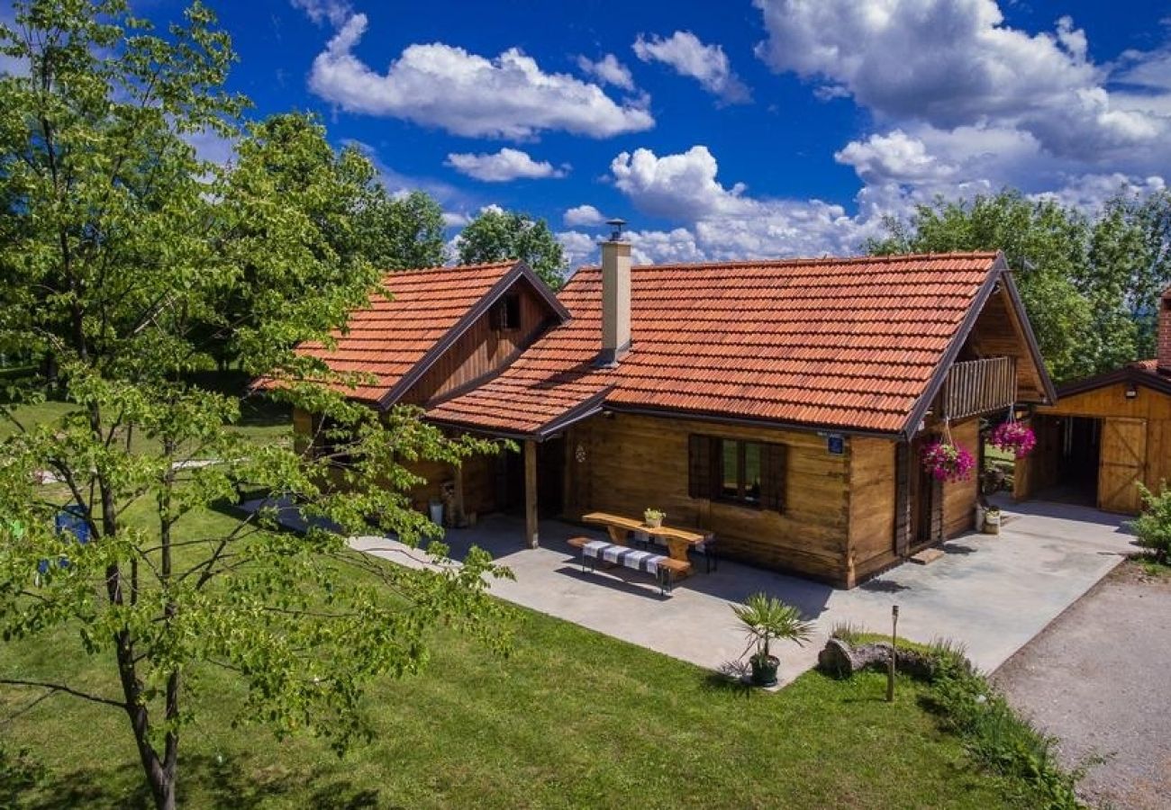 Maison à Rakovica - Maison de vacances dans Rakovica avec terrasse, WIFI, Machine à laver (4488-1)