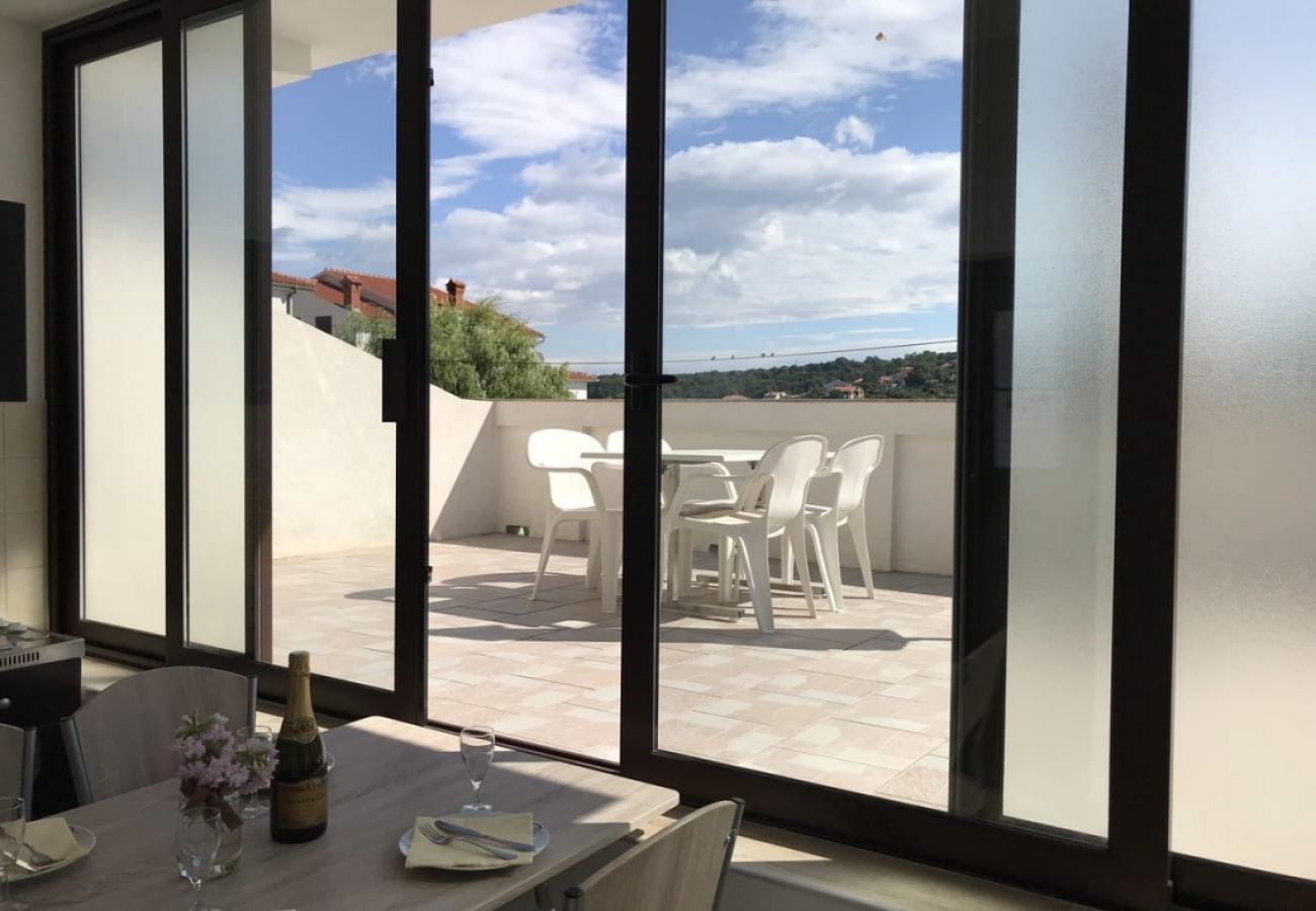 Appartement à Lopar - Appartement dans Lopar avec vue mer, terrasse, Climatisation, WIFI (4607-1)