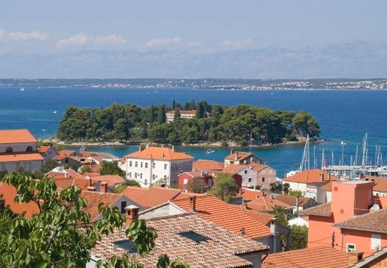 Appartement à Preko - Ferienwohnung in Preko mit Meerblick, Terrasse, Klimaanlage, W-LAN (4568-6)