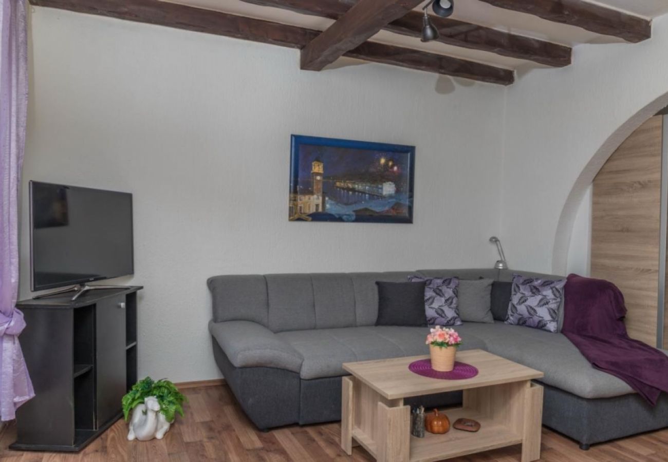 Appartement à Crikvenica - Appartement dans Crikvenica avec vue mer, terrasse, Climatisation, WIFI (4628-4)