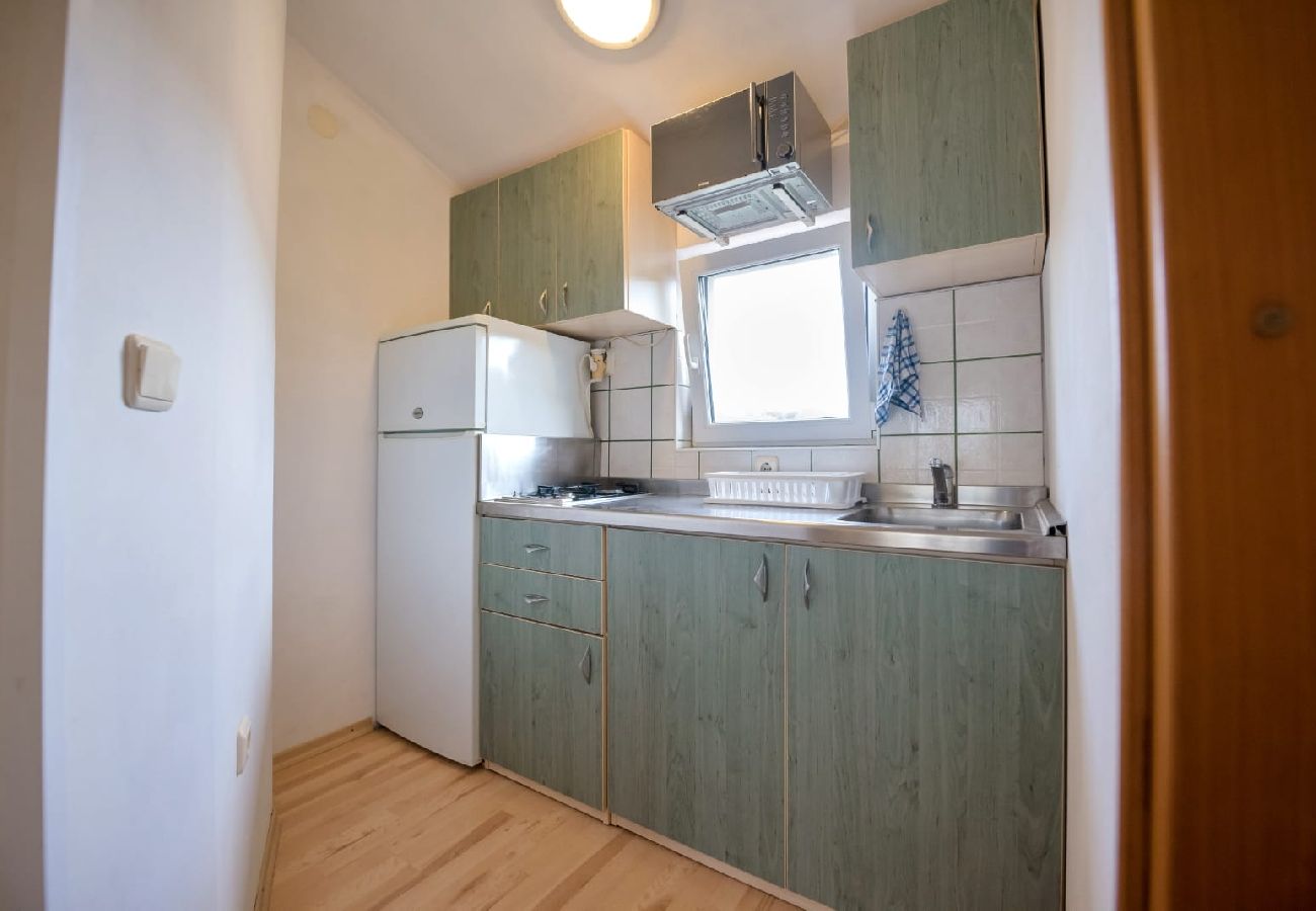 Appartement à Luka - Ferienwohnung in Luka mit Meerblick, Terrasse, Klimaanlage, W-LAN (4659-2)