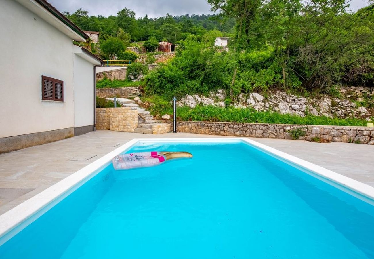 Maison à Icici - Maison de vacances dans Ičići avec vue mer, Balcon, Climatisation, WIFI (4683-1)