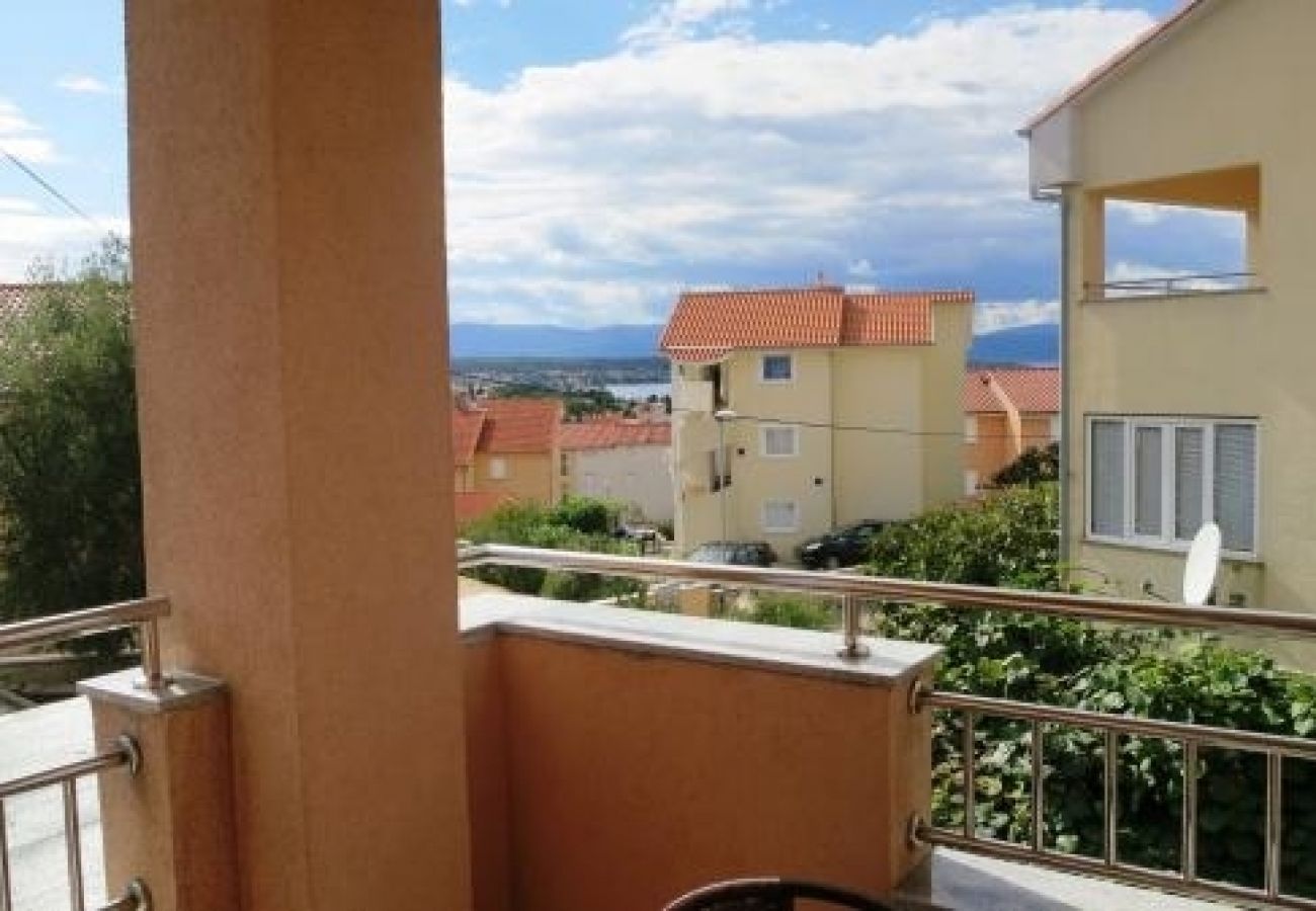 Appartement à Malinska - Appartement dans Malinska avec vue mer, Balcon, Climatisation, WIFI (4689-3)