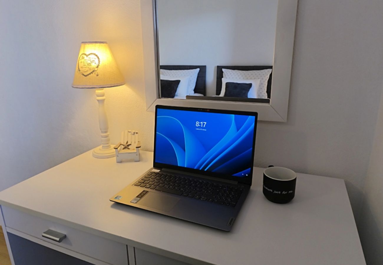 Appartement à Nin - Appartement dans Zaton (Zadar) avec vue mer, loggia, Climatisation, WIFI (4810-3)