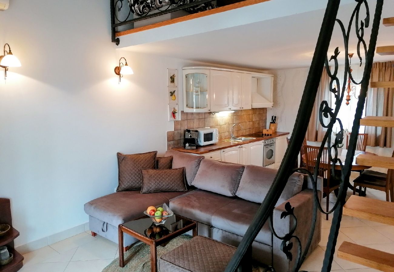 Appartement à Opatija - Appartement dans Opatija avec vue mer, Balcon, Climatisation, WIFI (4812-2)