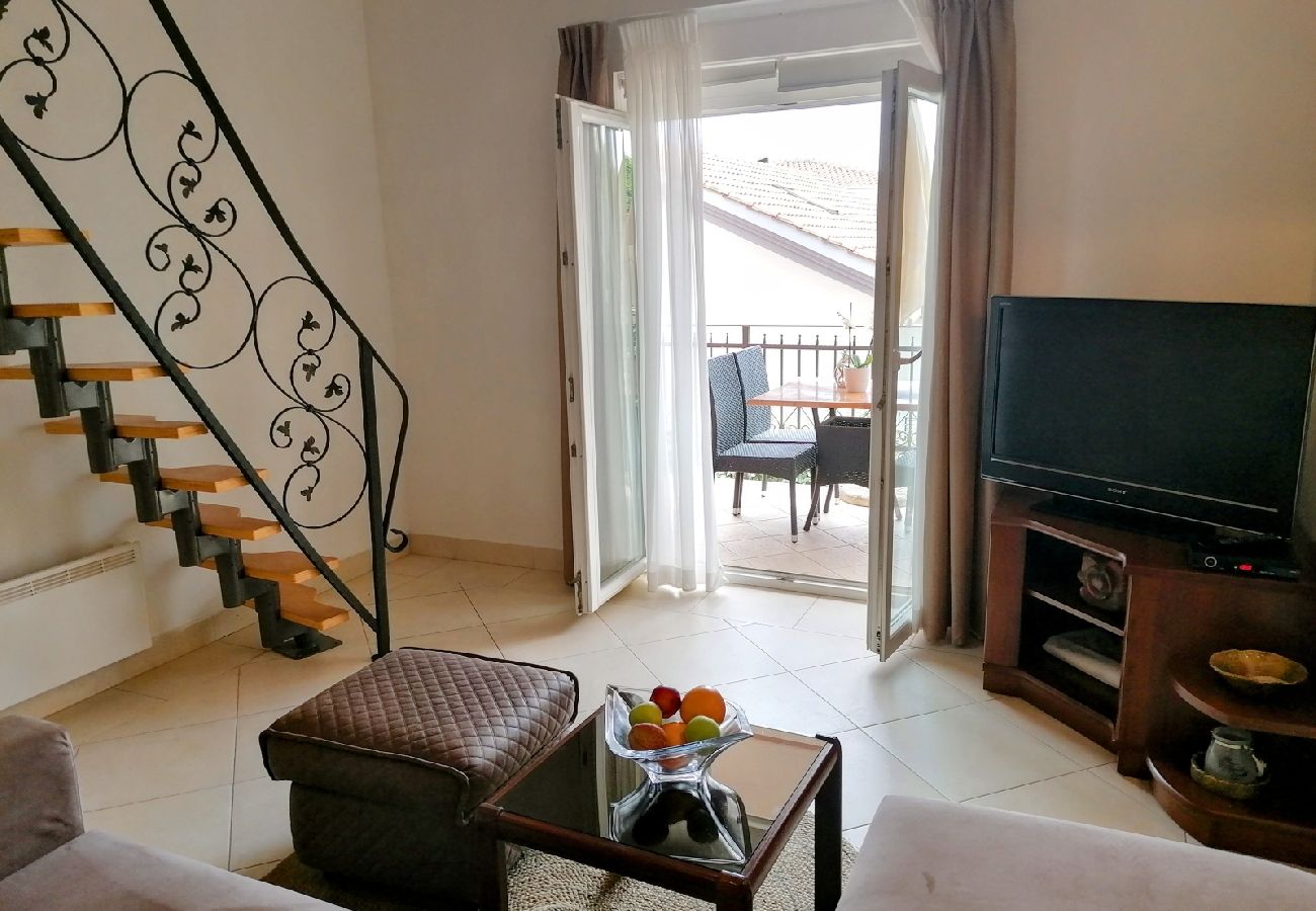 Appartement à Opatija - Appartement dans Opatija avec vue mer, Balcon, Climatisation, WIFI (4812-2)