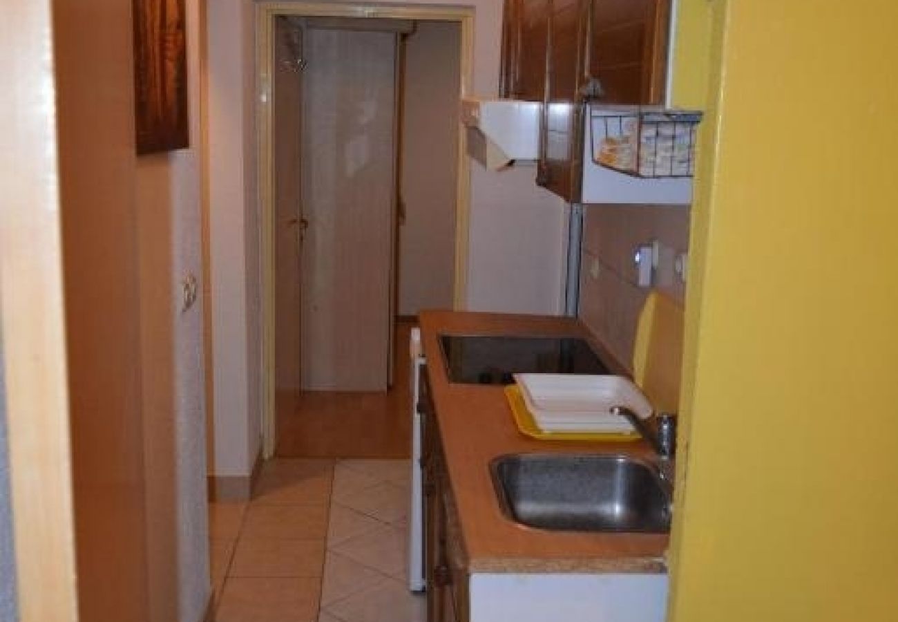 Appartement à Vrsi - Ferienwohnung in Vrsi mit Balkon, Klimaanlage, W-LAN (4824-3)