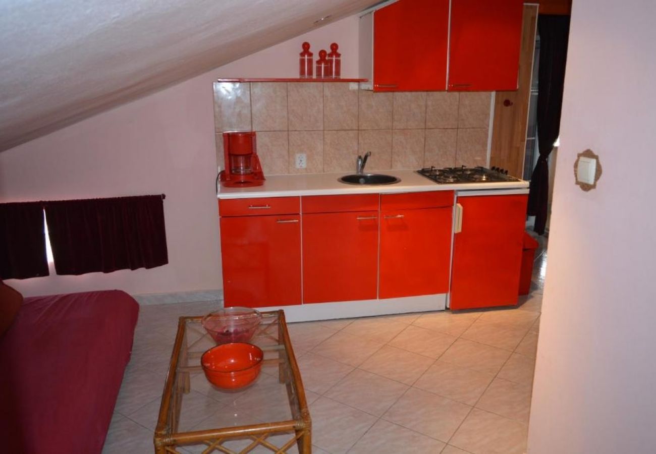 Appartement à Vrsi - Ferienwohnung in Vrsi mit Balkon, Klimaanlage, W-LAN (4824-6)