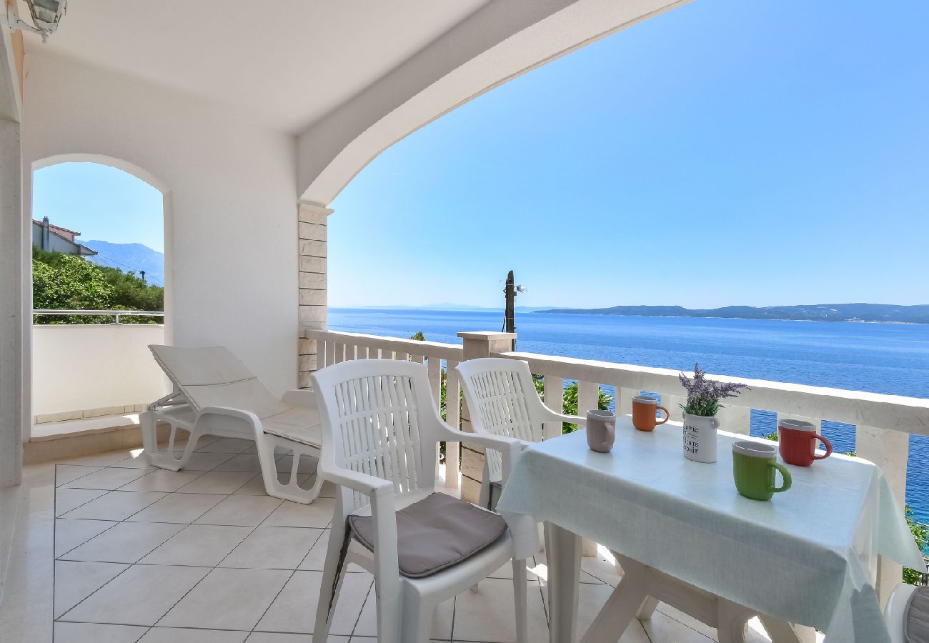 Appartement à Pisak - Appartement dans Pisak avec vue mer, terrasse, Climatisation, WIFI (4871-1)