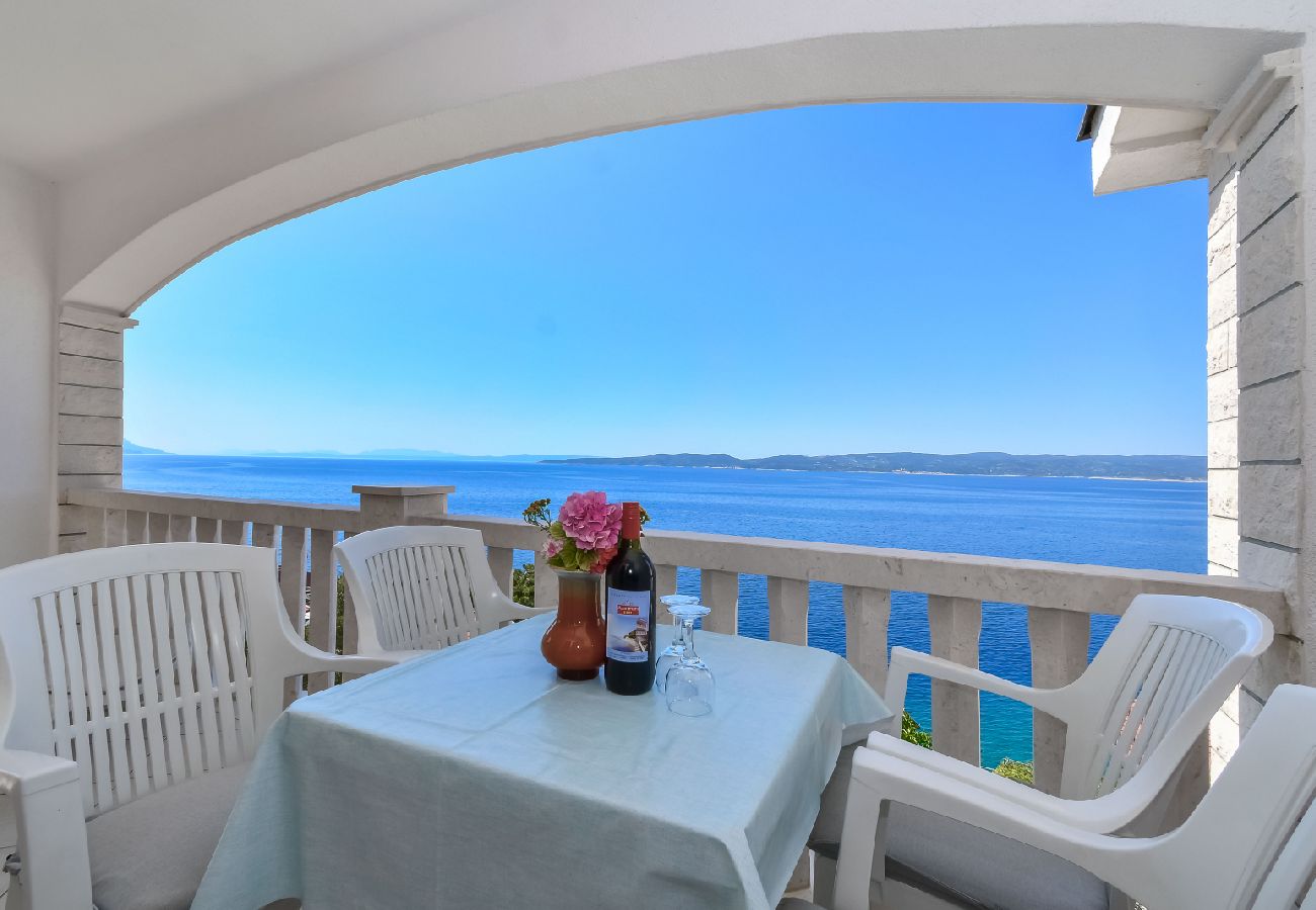 Appartement à Pisak - Appartement dans Pisak avec vue mer, terrasse, Climatisation, WIFI (4871-3)