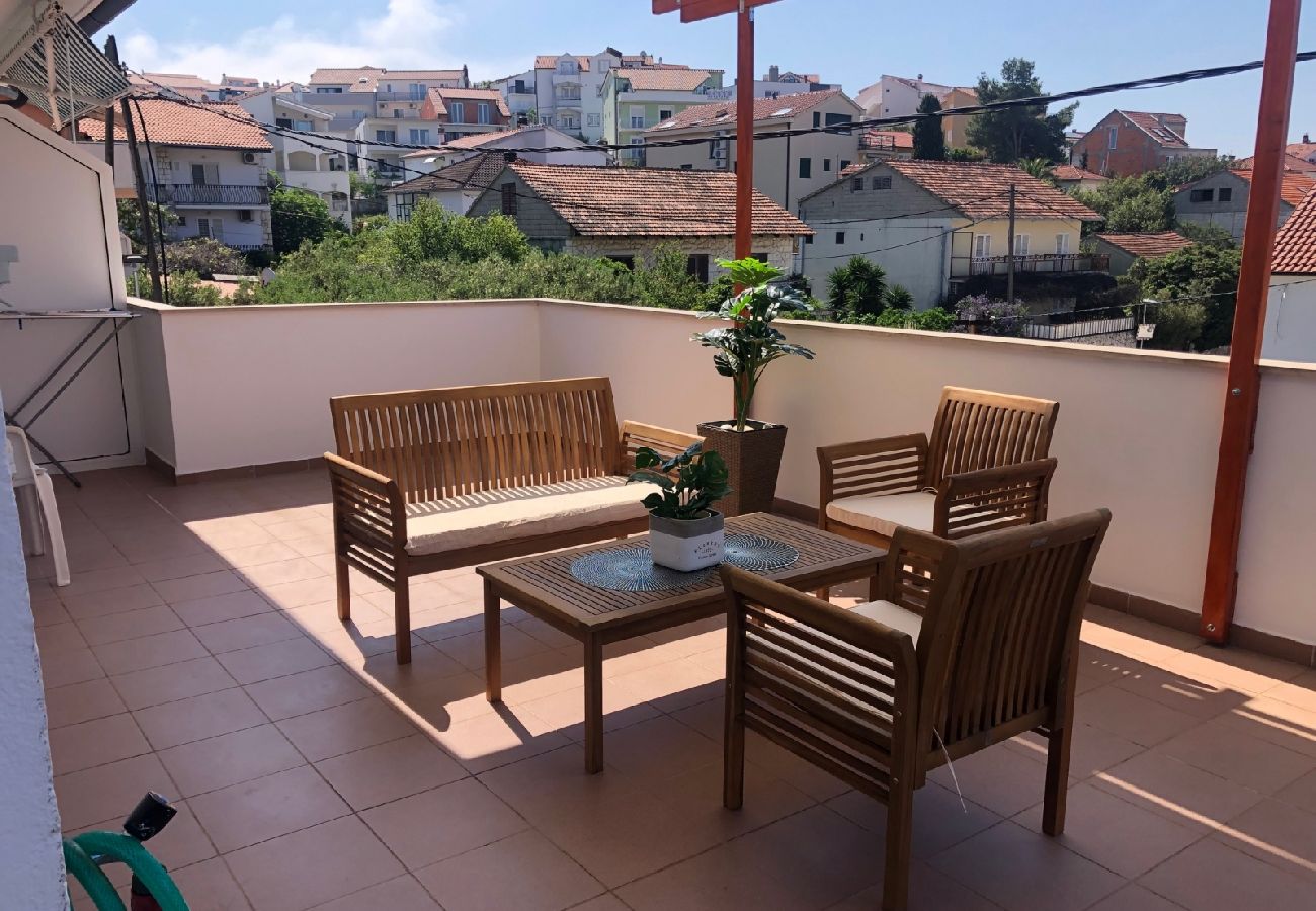 Chambres d'hôtes à Hvar - Chambre dans Hvar avec vue mer, Balcon, Climatisation, WIFI (4858-2)