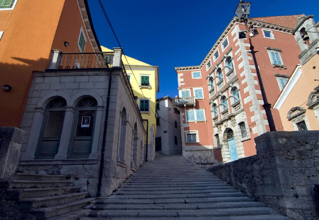 Maison à Nedešcina - Maison de vacances dans Nedešćina avec terrasse, Climatisation, WIFI, Machine à laver (4816-1)