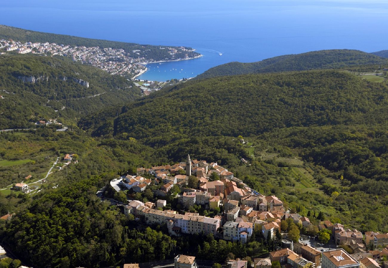 Maison à Labin - Maison de vacances dans Labin avec terrasse, Climatisation, WIFI, Machine à laver (4866-1)