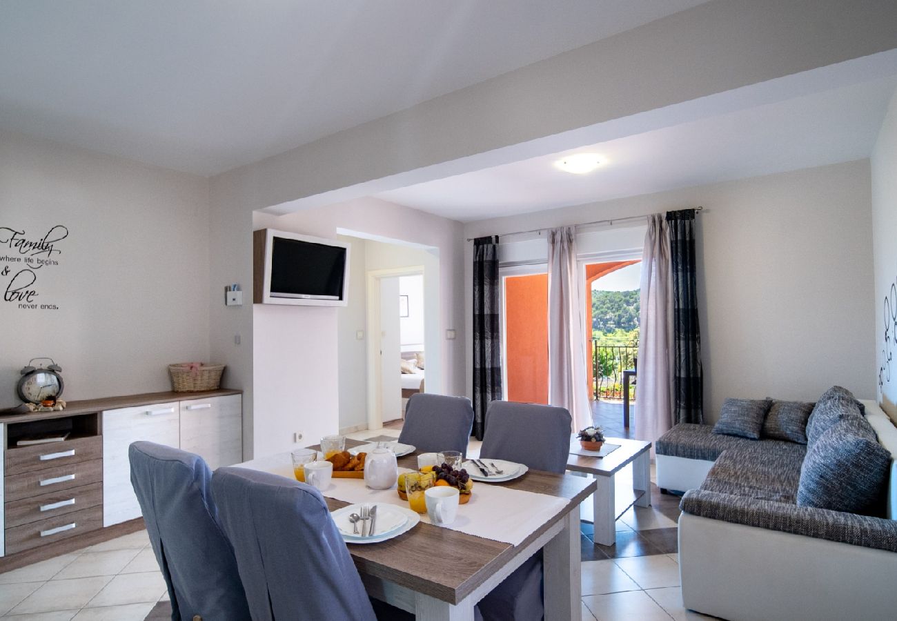 Appartement à Lopar - Appartement dans Lopar avec Balcon, Climatisation, WIFI, Machine à laver (4885-3)