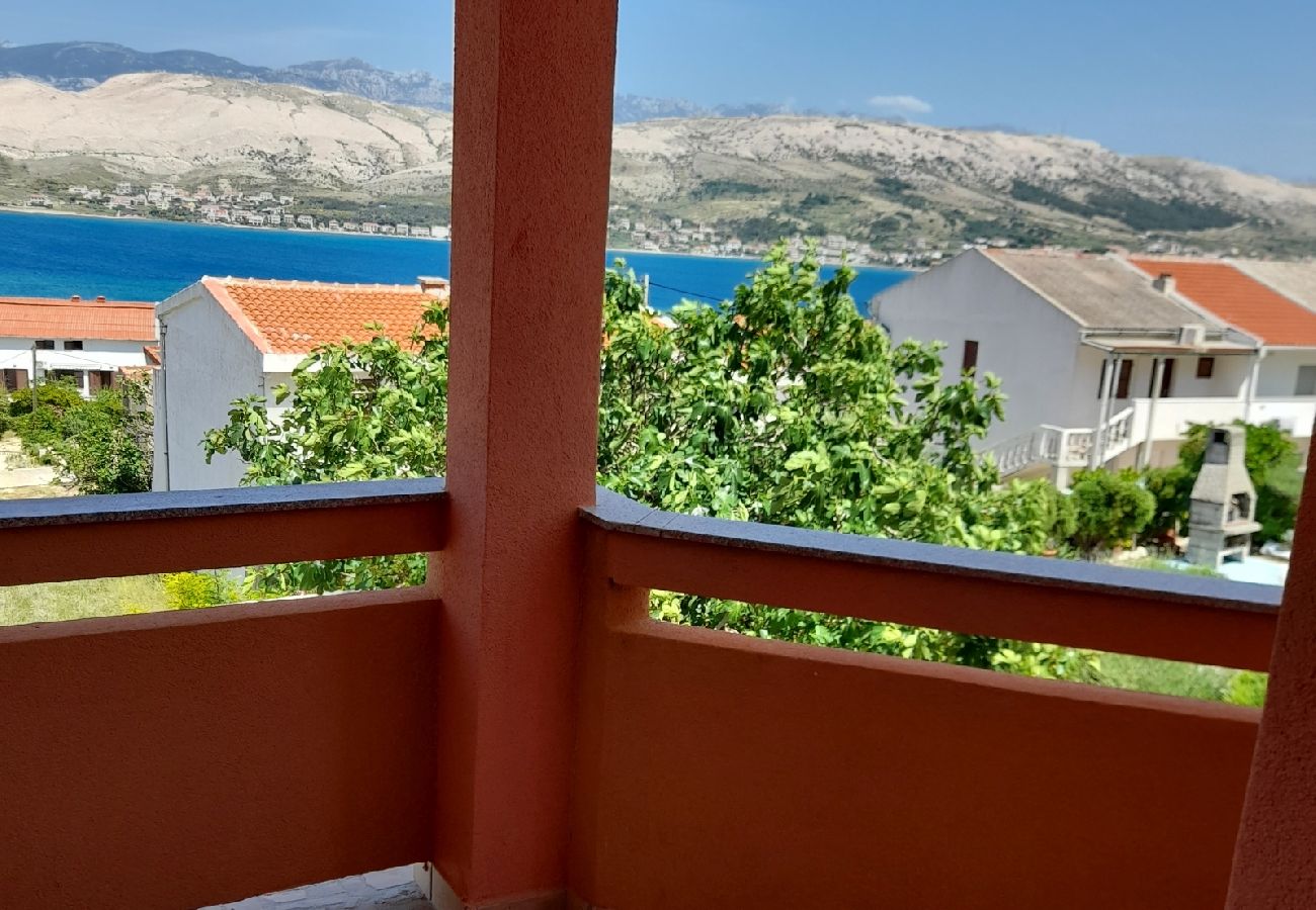 Appartement à Pag - Appartement dans Pag avec vue mer, terrasse, Climatisation, WIFI (4891-1)