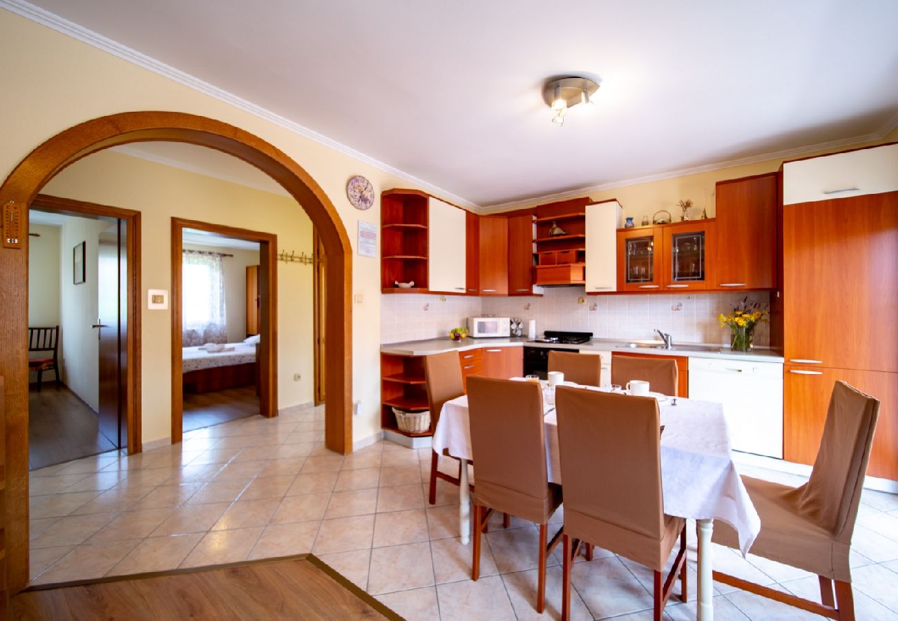 Appartement à Lopar - Appartement dans Lopar avec Balcon, Climatisation, WIFI, Machine à laver (4886-2)