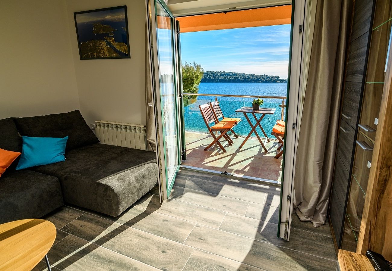 Appartement à Mali Lošinj - Appartement dans Mali Lošinj avec vue mer, Balcon, Climatisation, WIFI (4896-1)