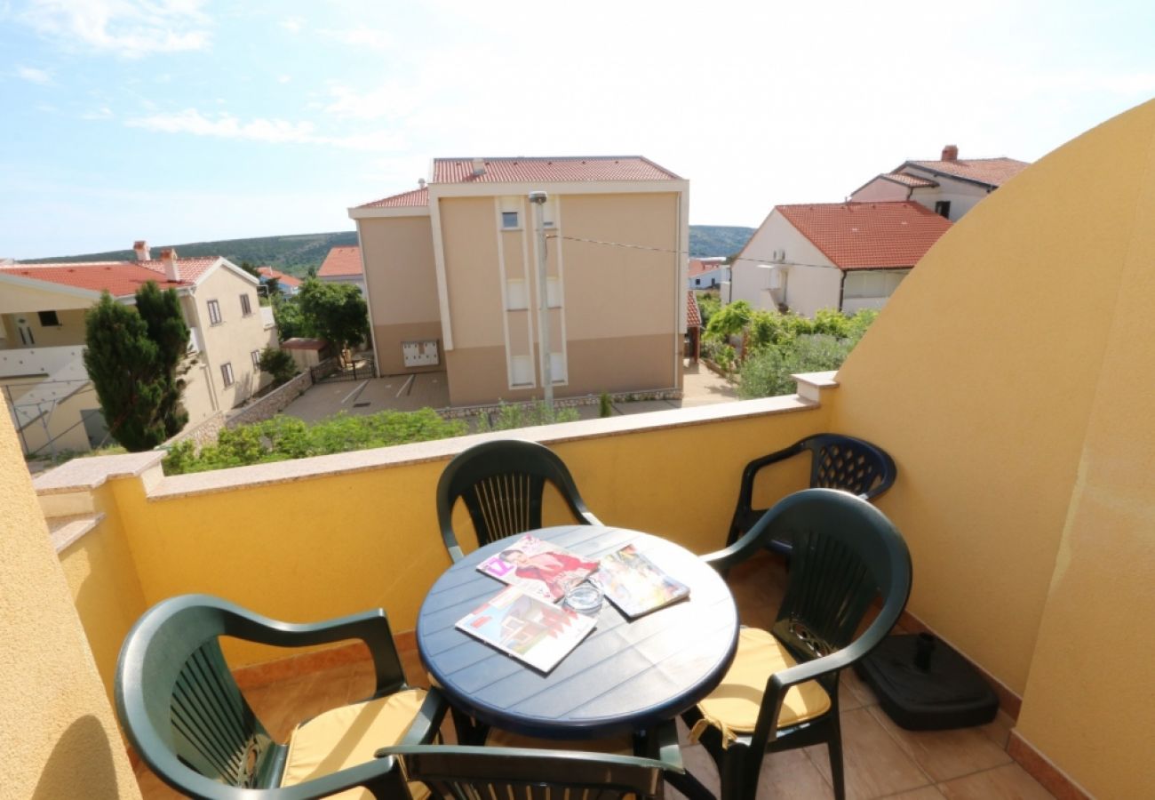 Appartement à Stara Novalja - Appartement dans Stara Novalja avec vue mer, Balcon, Climatisation, WIFI (4897-2)