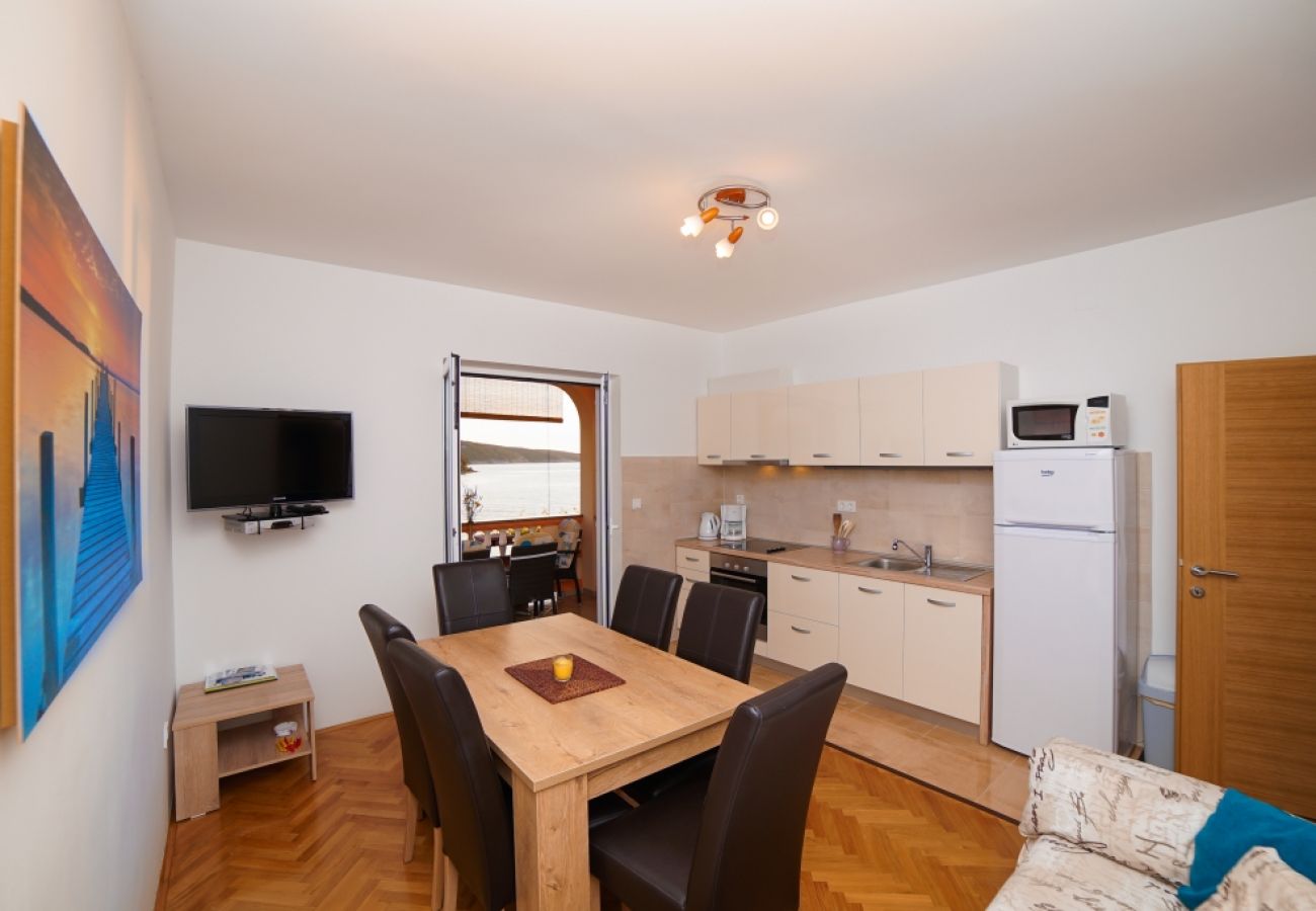 Appartement à Kampor - Appartement dans Kampor avec vue mer, Balcon, Climatisation, WIFI (4838-2)