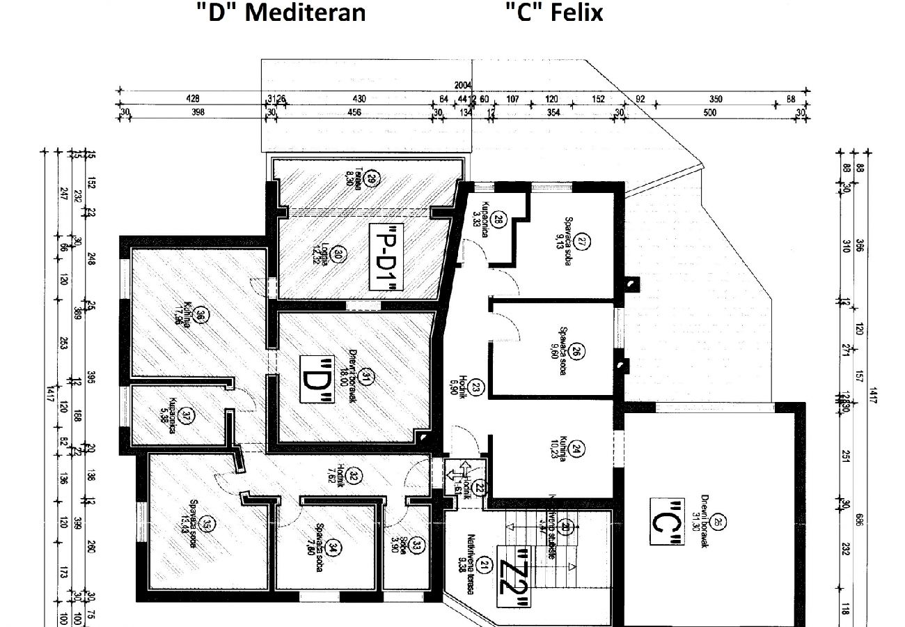 Appartement à Porec - Appartement dans Poreč avec terrasse, Climatisation, WIFI, Lave-vaisselle (4928-4)