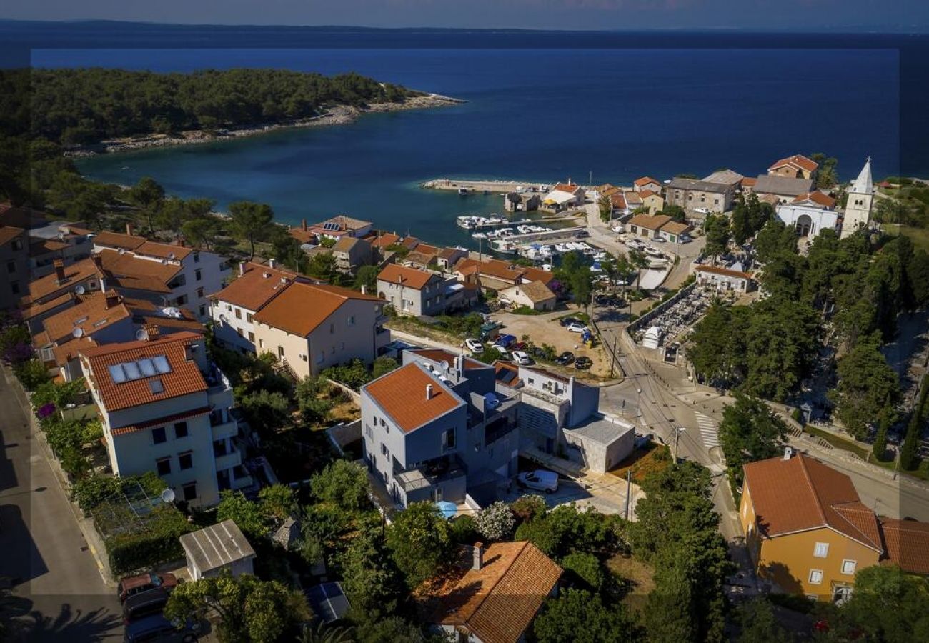 Appartement à Mali Lošinj - Ferienwohnung in Mali Lošinj mit Meerblick, Terrasse, Klimaanlage, W-LAN (4927-1)