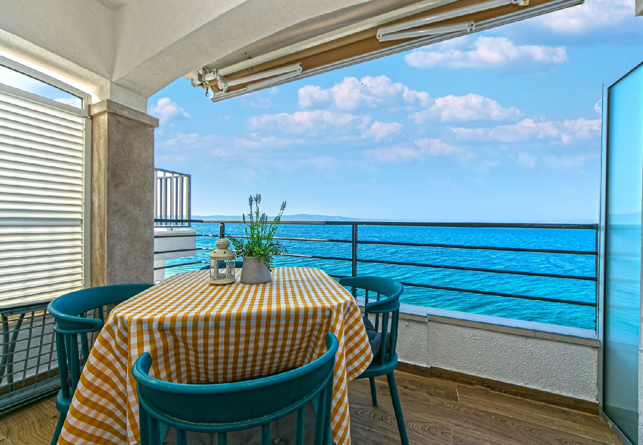 Appartement à Drašnice - Appartement dans Drašnice avec vue mer, terrasse, Climatisation, WIFI (4992-1)