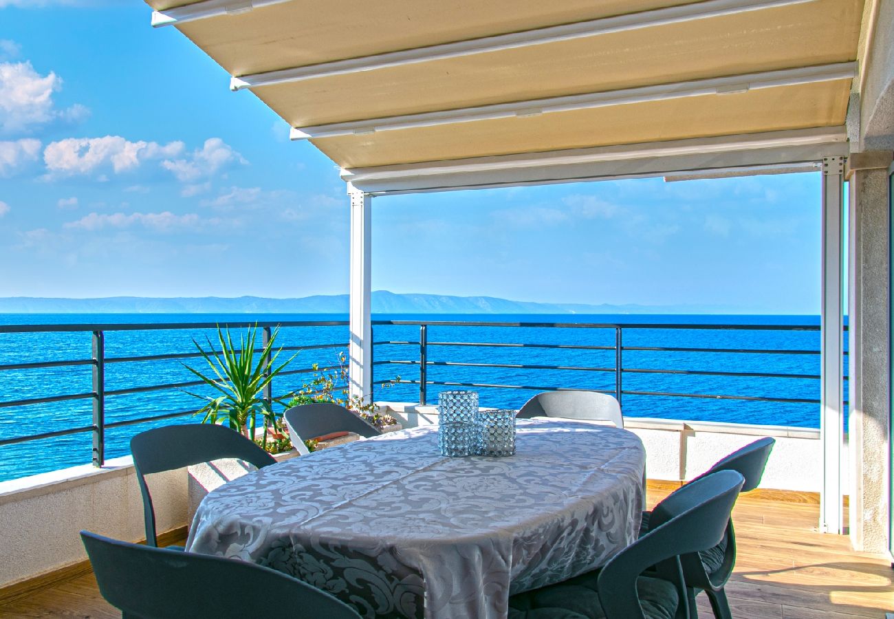 Appartement à Drašnice - Appartement dans Drašnice avec vue mer, terrasse, Climatisation, WIFI (4992-3)