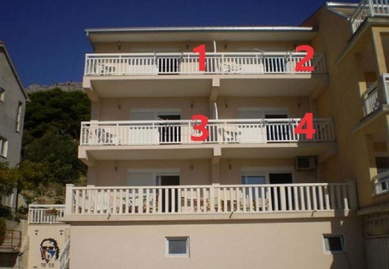 Appartement à Duce - Appartement dans Duće avec vue mer, Balcon, Climatisation, WIFI (5060-2)