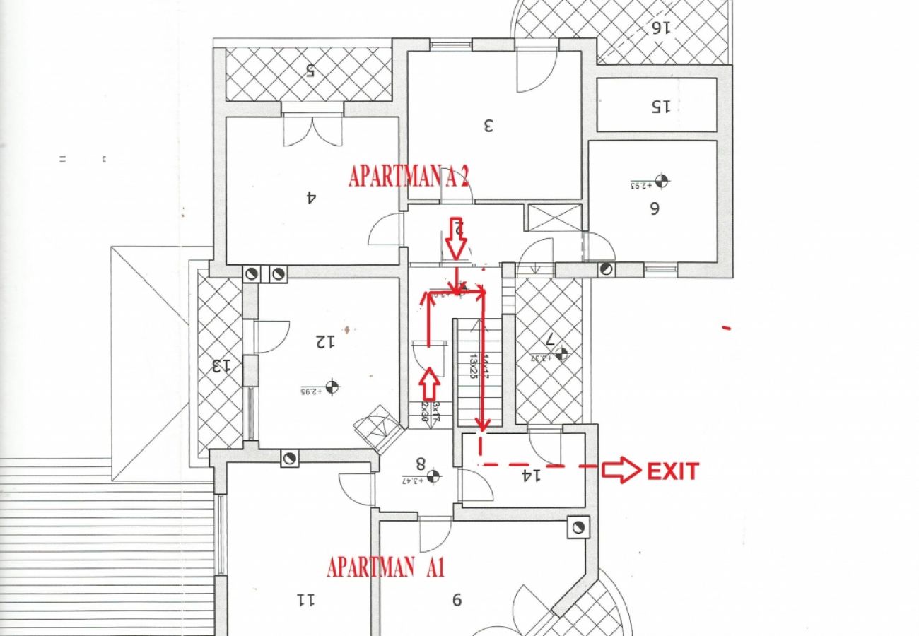 Appartement à Banjole - Appartement dans Banjole avec terrasse, Climatisation, WIFI, Machine à laver (3360-1)