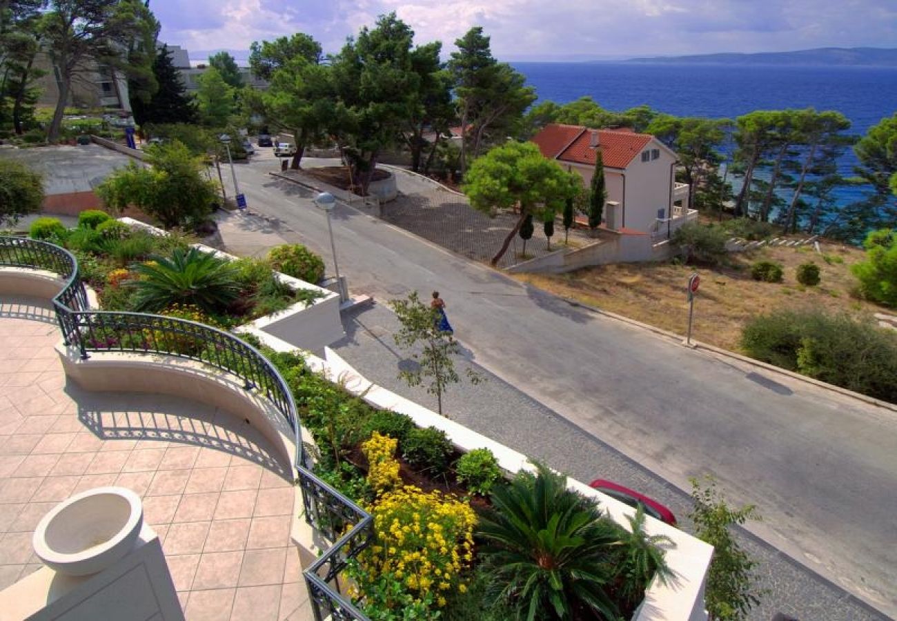 Appartement à Brela - Appartement dans Brela avec vue mer, terrasse, Climatisation, WIFI (201-10)