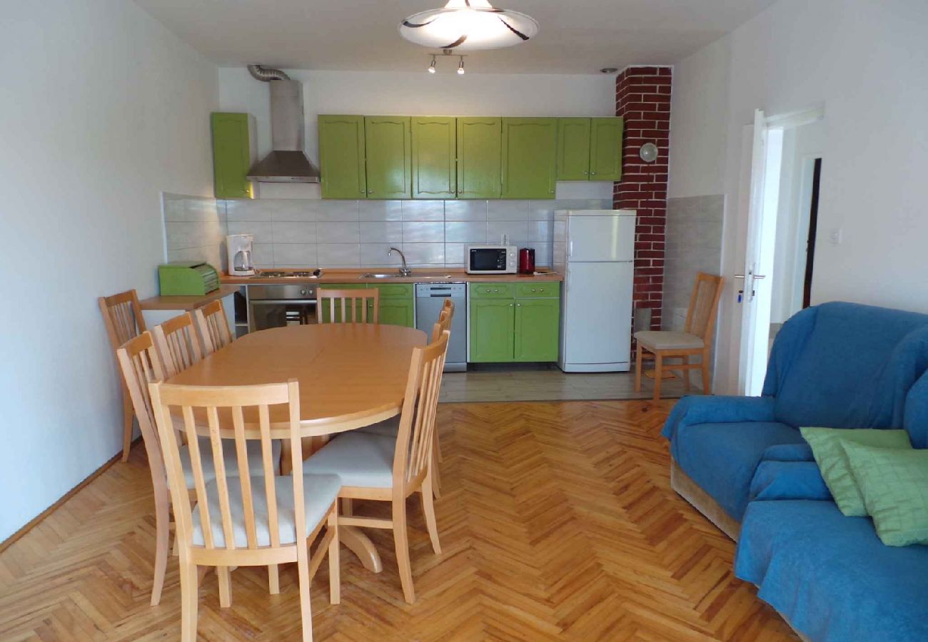 Appartement à Ljubac - Appartement dans Ljubač avec vue mer, Balcon, Climatisation, WIFI (809-2)