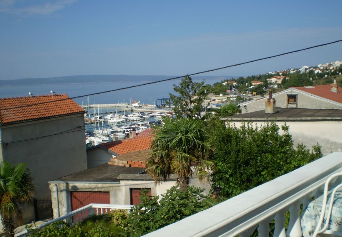 Chambres d'hôtes à Novi Vinodolski - Chambre dans Novi Vinodolski avec Balcon, Climatisation, WIFI, Machine à laver (3541-2)