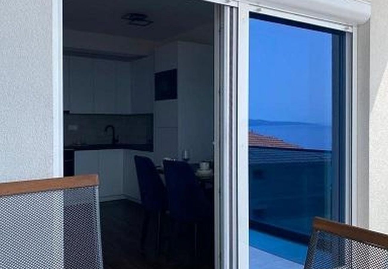 Appartement à Lokva Rogoznica - Appartement dans Lokva Rogoznica avec vue mer, Balcon, Climatisation, WIFI (5118-6)