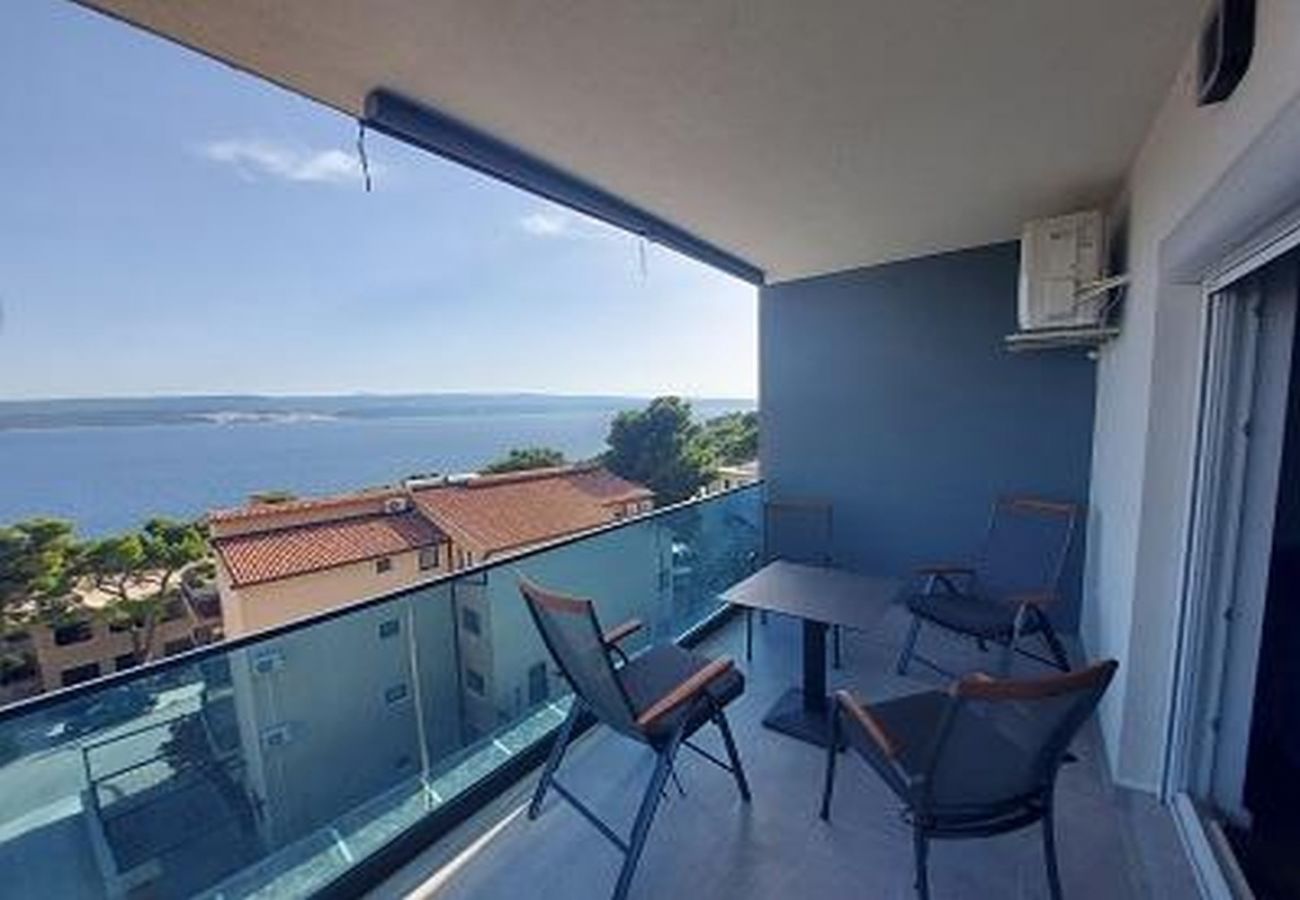 Appartement à Lokva Rogoznica - Appartement dans Lokva Rogoznica avec vue mer, Balcon, Climatisation, WIFI (5118-3)