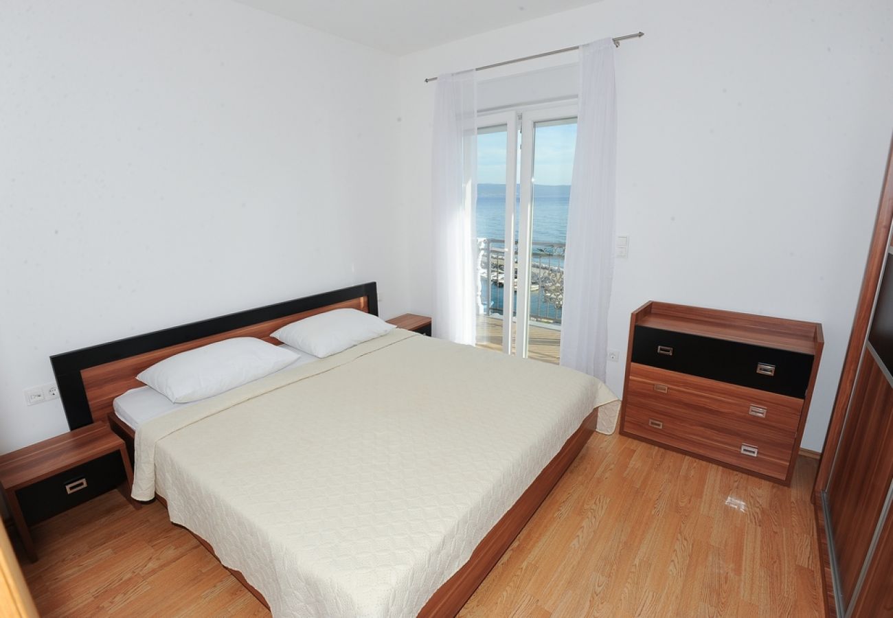 Appartement à Podstrana - Appartement dans Podstrana-Sv.Martin avec vue mer, Balcon, Climatisation, WIFI (5117-6)