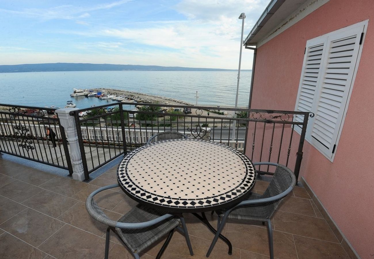 Appartement à Podstrana - Appartement dans Podstrana-Sv.Martin avec vue mer, terrasse, Climatisation, WIFI (5117-2)