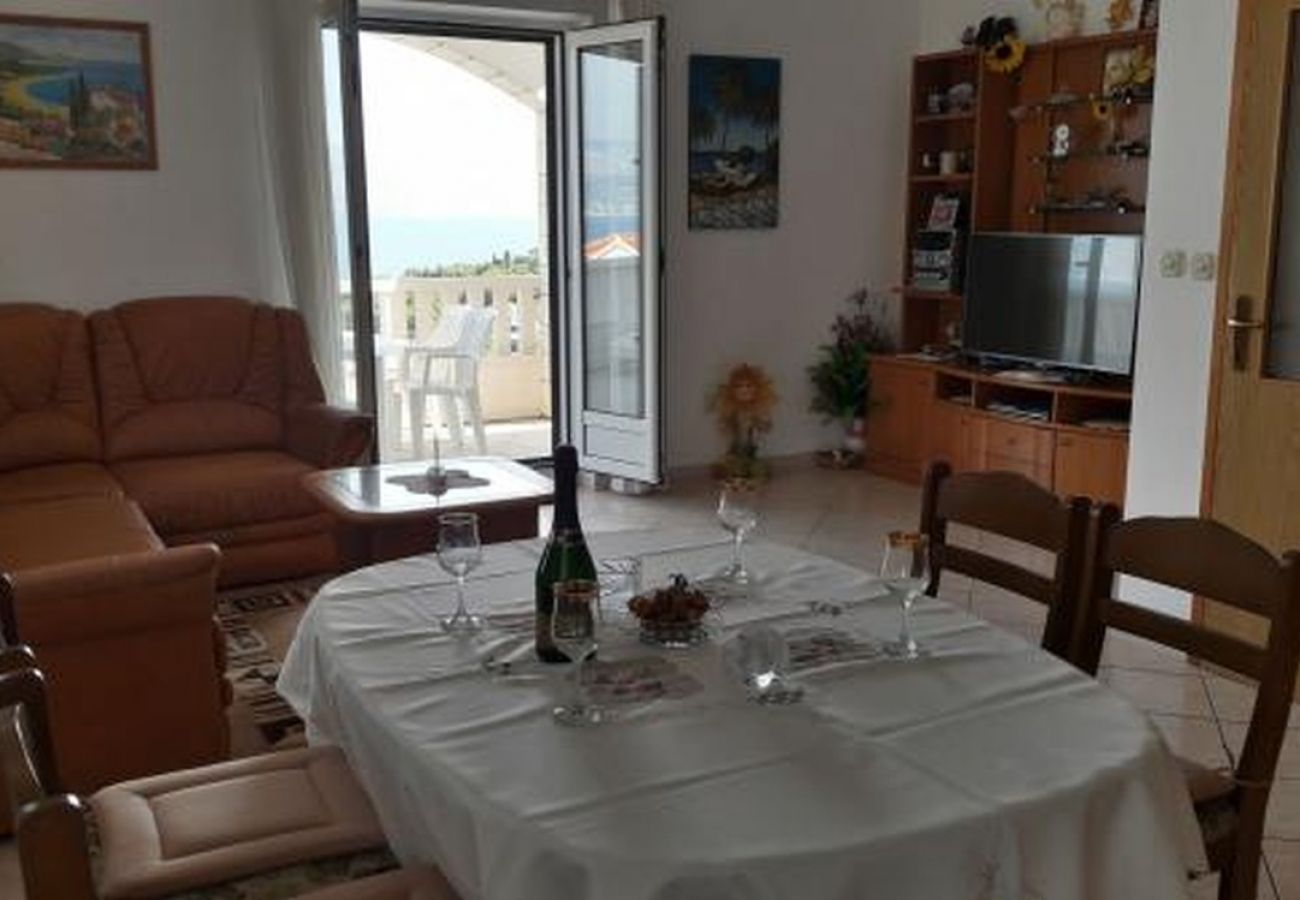 Appartement à Postira - Appartement dans Postira avec vue mer, terrasse, Climatisation, WIFI (5124-1)