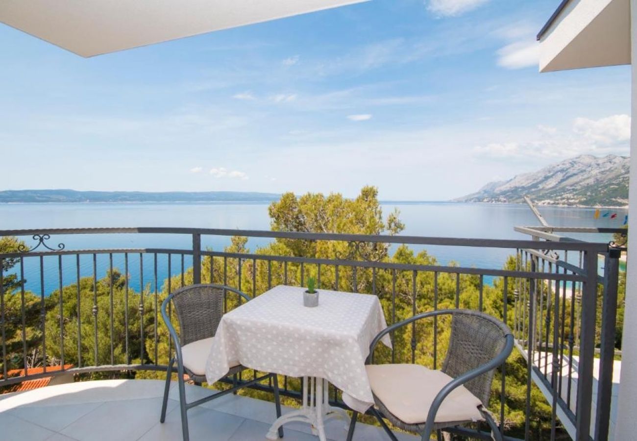 Appartement à Brela - Appartement dans Brela avec vue mer, terrasse, Climatisation, WIFI (5122-1)