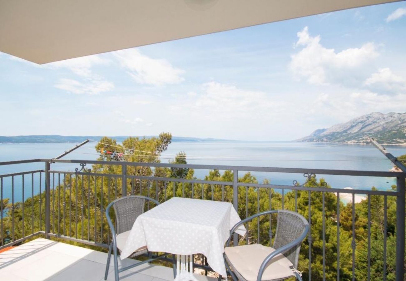 Appartement à Brela - Appartement dans Brela avec vue mer, Balcon, Climatisation, WIFI (5122-2)