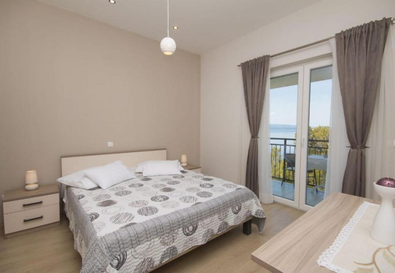 Appartement à Brela - Appartement dans Brela avec vue mer, Balcon, Climatisation, WIFI (5122-2)