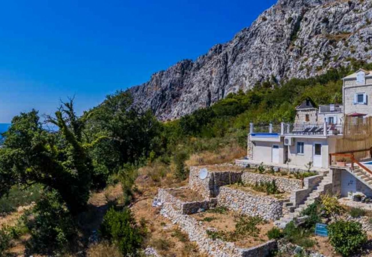 Maison à Dugi Rat - Maison de vacances dans Sumpetar Jesenice avec vue mer, terrasse, Climatisation, WIFI (5133-1)