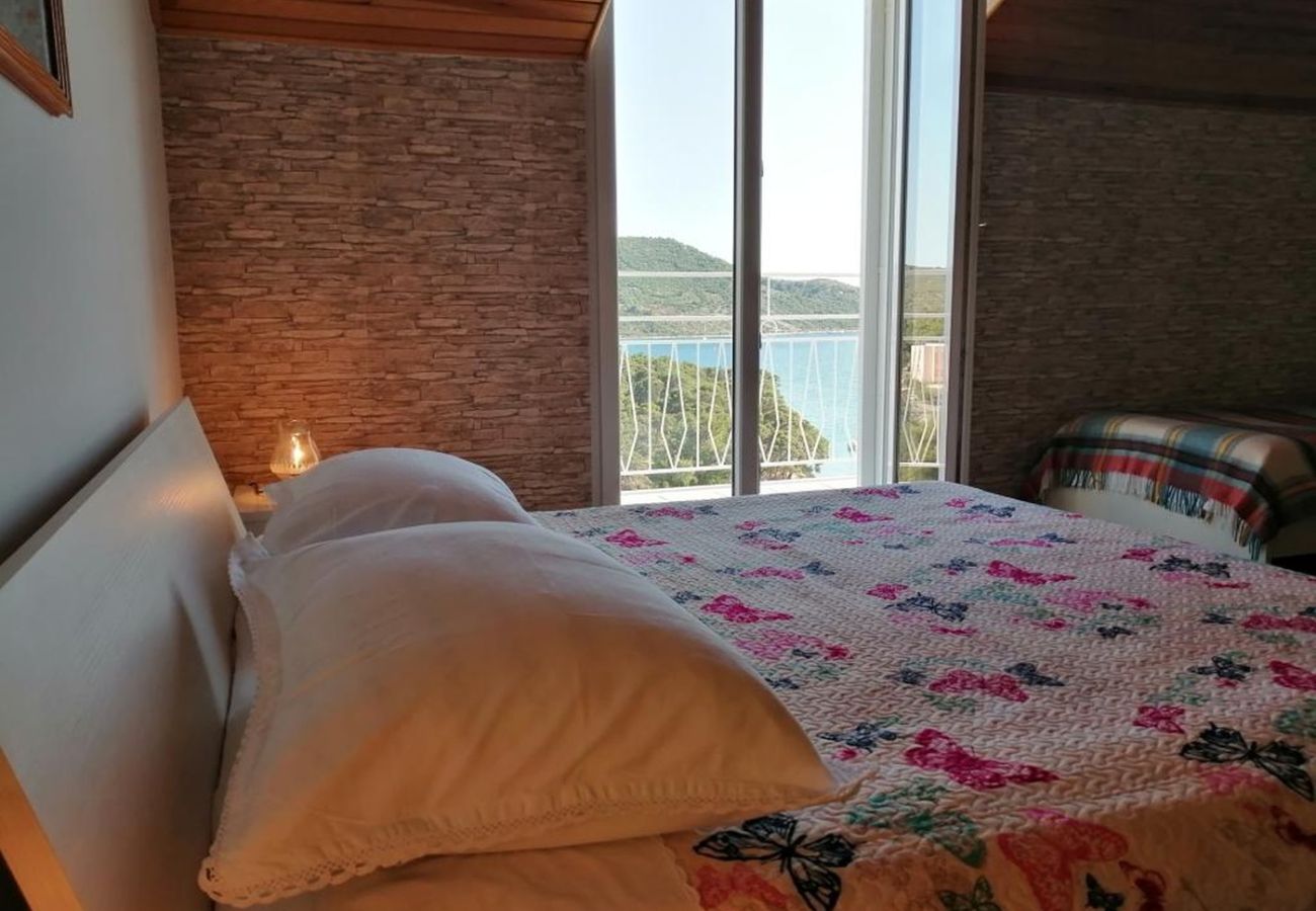 Appartement à Primošten - Appartement dans Primošten avec vue mer, terrasse, Climatisation, WIFI (5162-2)