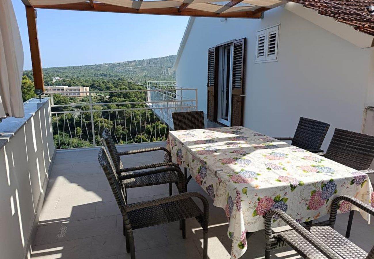Appartement à Primošten - Appartement dans Primošten avec vue mer, terrasse, Climatisation, WIFI (5162-2)