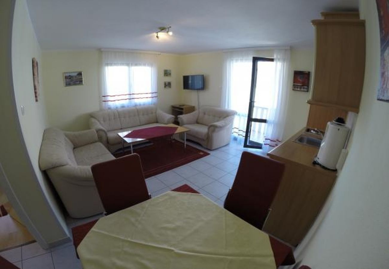 Appartement à Rogoznica - Appartement dans Rogoznica avec vue mer, Balcon, Climatisation, WIFI (5153-1)