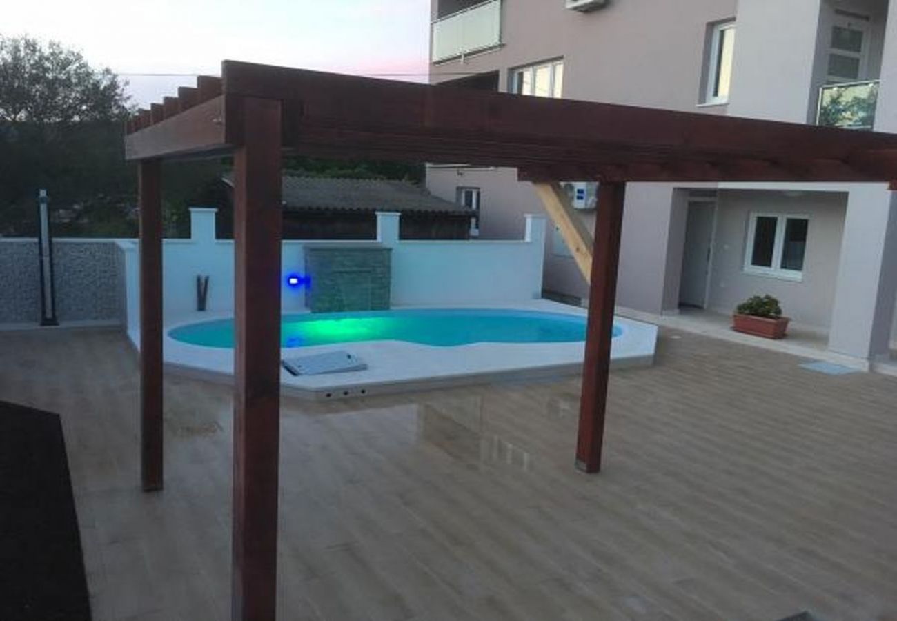 Appartement à Rogoznica - Appartement dans Rogoznica avec vue mer, terrasse, Climatisation, WIFI (5173-3)