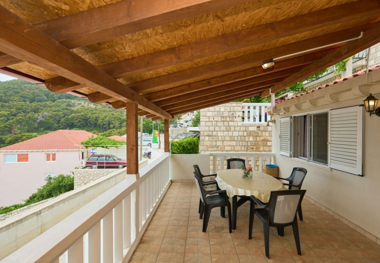 Appartement à Saplunara - Appartement dans Saplunara avec vue mer, terrasse, Climatisation, WIFI (5197-5)
