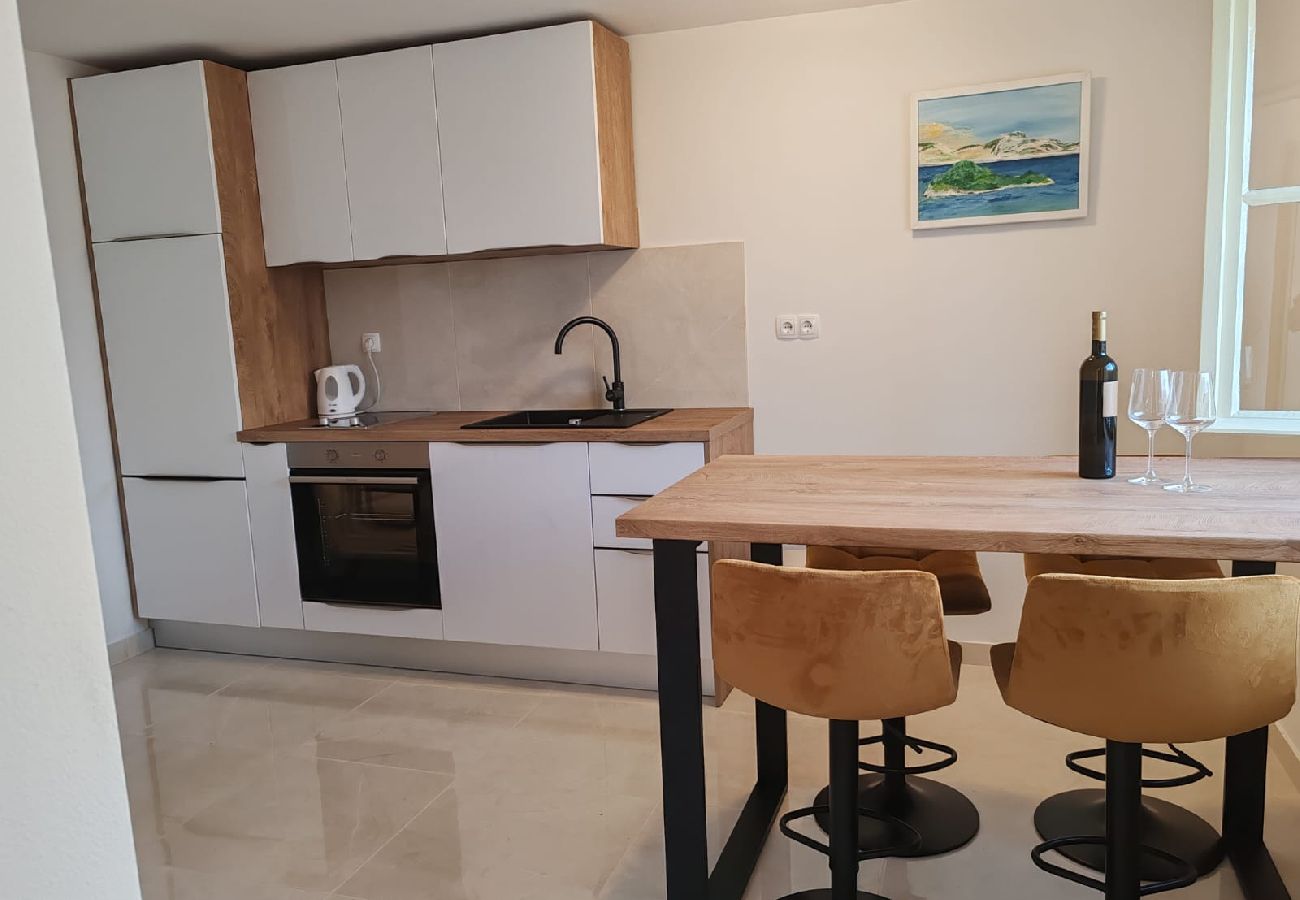 Appartement à Lumbarda - Appartement dans Lumbarda avec vue mer, terrasse, Climatisation, WIFI (869-4)