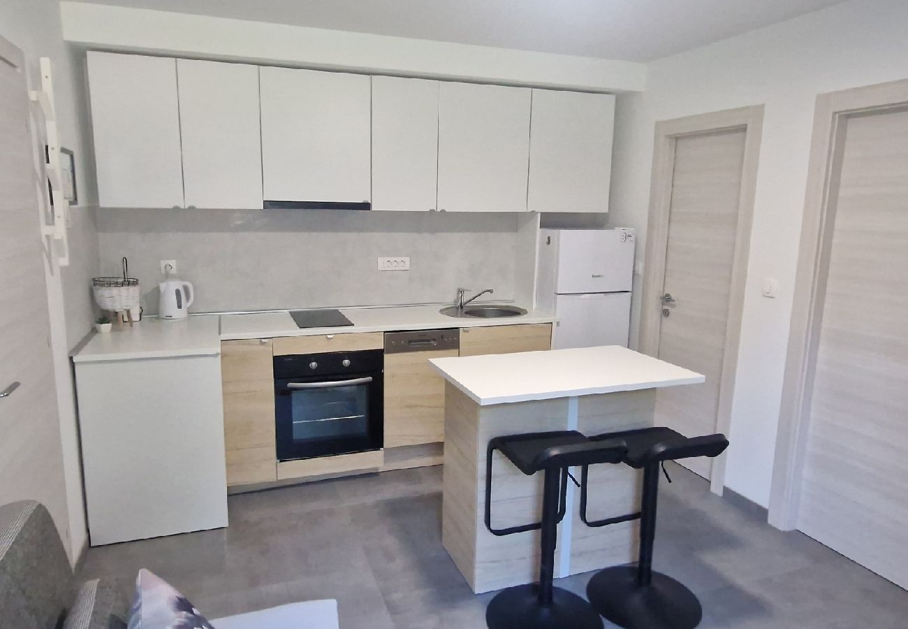 Appartement à Opatija - Appartement dans Opatija avec terrasse, Climatisation, Machine à laver, Lave-vaisselle (5219-1)