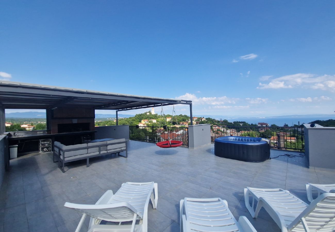 Appartement à Opatija - Appartement dans Opatija avec vue mer, Balcon, Climatisation, WIFI (5221-1)