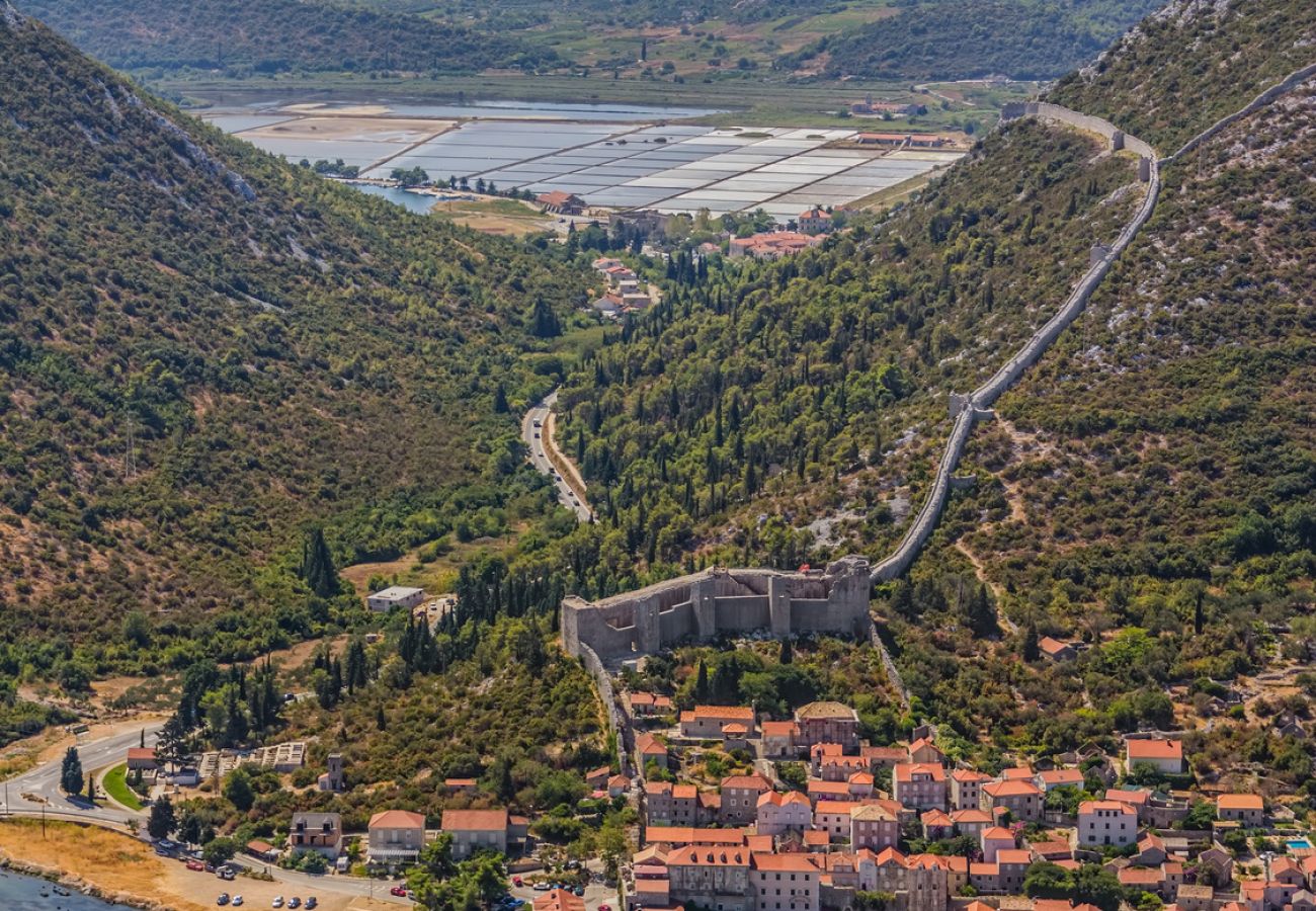 Maison à Orebic - Maison de vacances dans Orebić avec vue mer, terrasse, Climatisation, WIFI (5227-1)